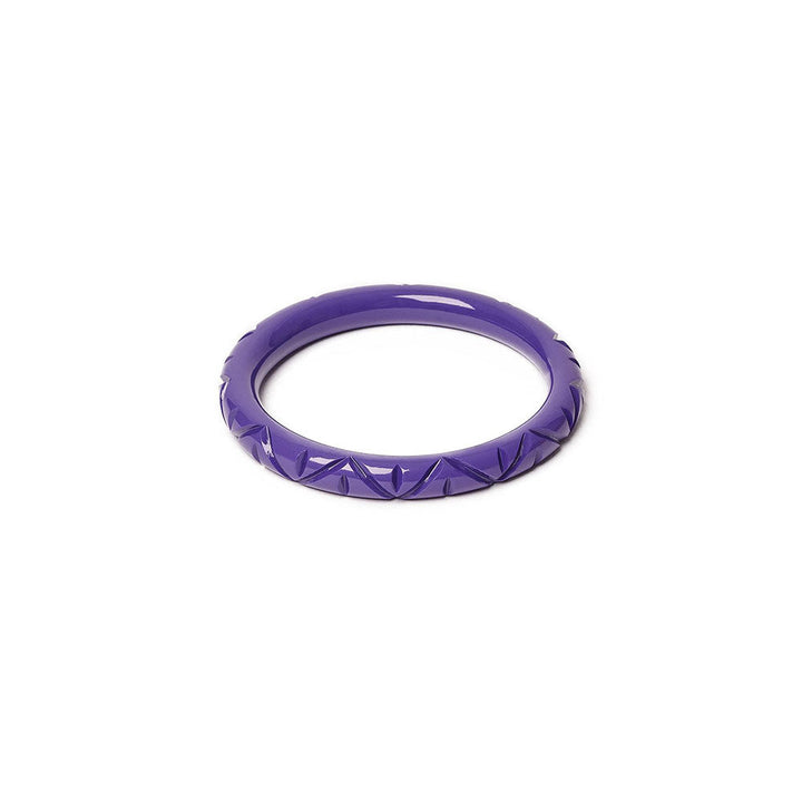 Narrow Paradise Heavy Carve Bangle by Splendette image