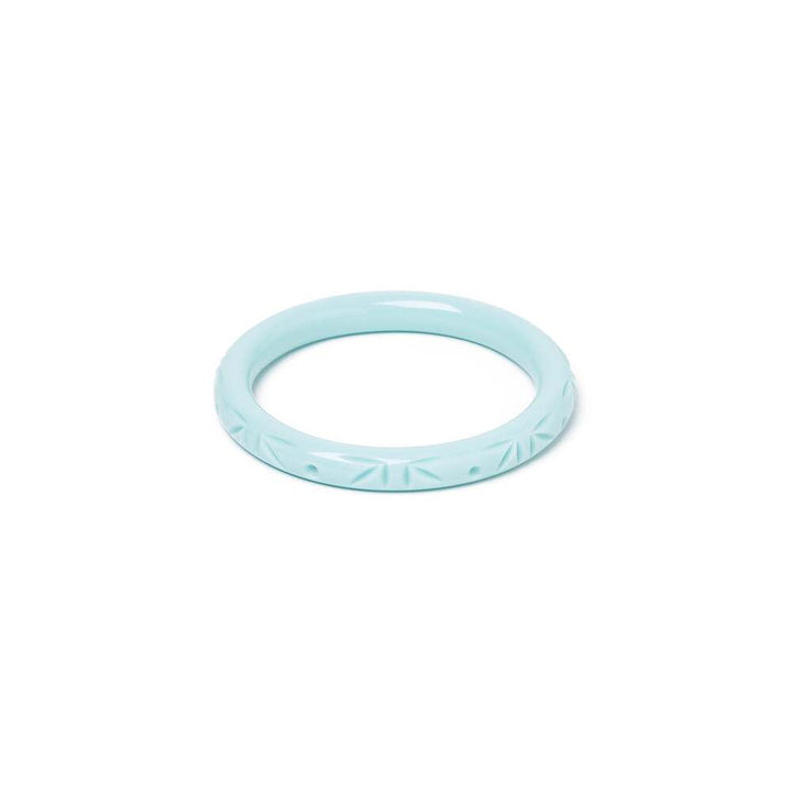 Narrow Surf Heavy Carve Medium Bangle by Splendette 