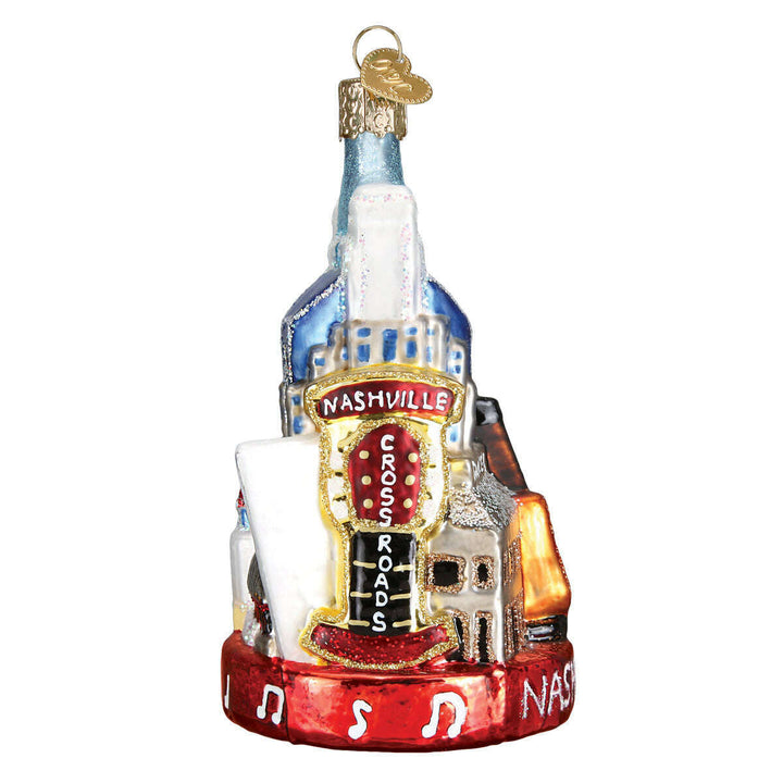Old World Christmas Nashville Blown Glass Ornament