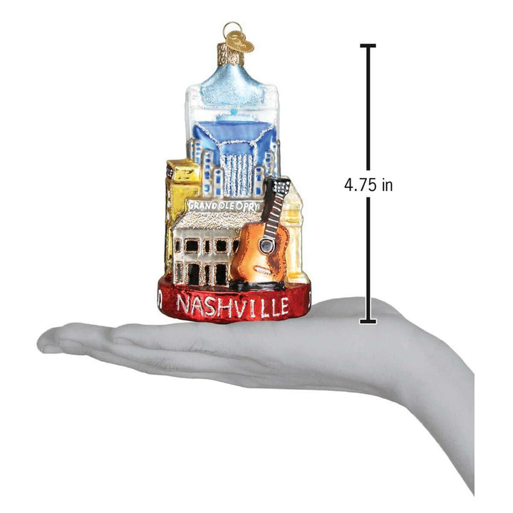 Old World Christmas Nashville Blown Glass Ornament