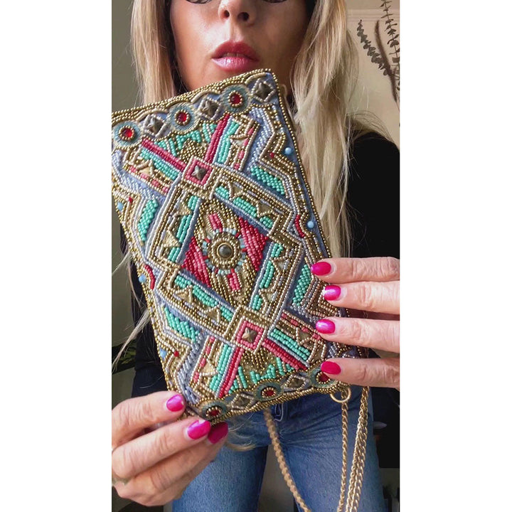 Native Girl Crossbody Phone Bag by Mary Frances image 8