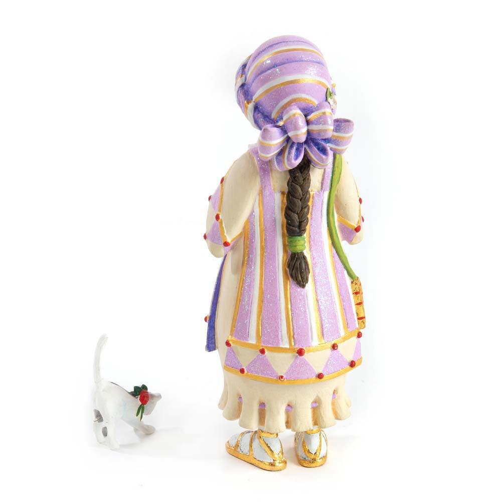 Nativity Piping Girl with Kitten Figures by Patience Brewster - Quirks!