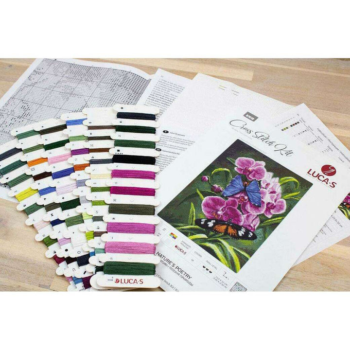 Nature's Poetry B7010L Counted Cross-Stitch Kit