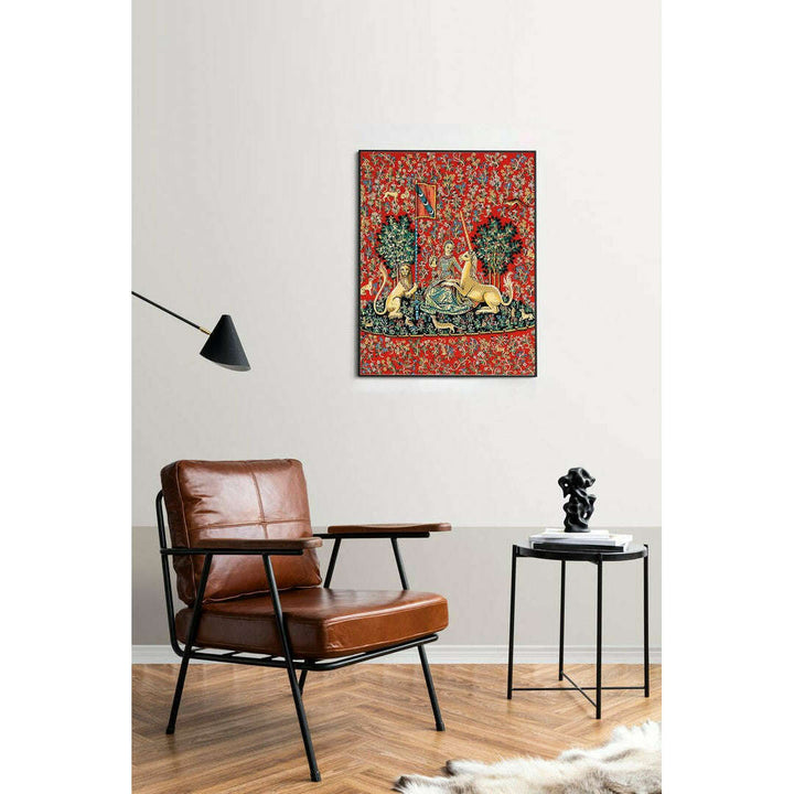 Needlepoint canvas for halfstitch without yarn Can.Seul Lady With A Unicorn MRC1432203 Margot de Paris Printed Tapestry Canvas