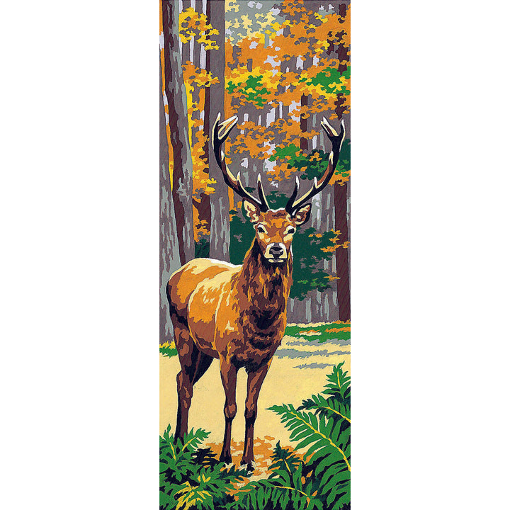 Needlepoint canvas for halfstitch without yarn Can.The Deer SE950.91 Seg De Paris Printed Tapestry Canvas
