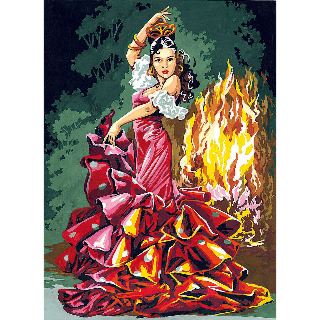 Needlepoint canvas for halfstitch without yarn Canvas 45X60 Cm SE929.322 Seg De Paris Printed Tapestry Canvas