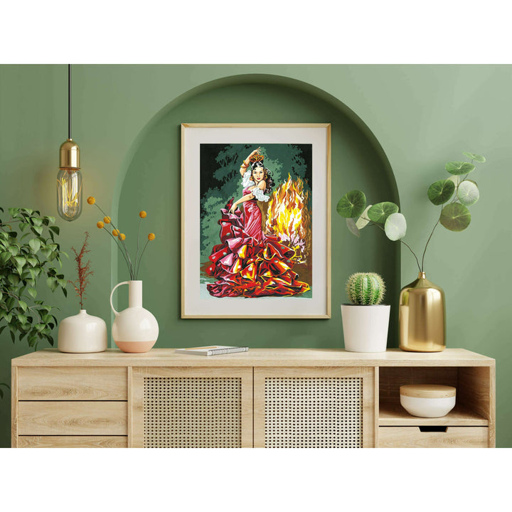 Needlepoint canvas for halfstitch without yarn Canvas 45X60 Cm SE929.322 Seg De Paris Printed Tapestry Canvas