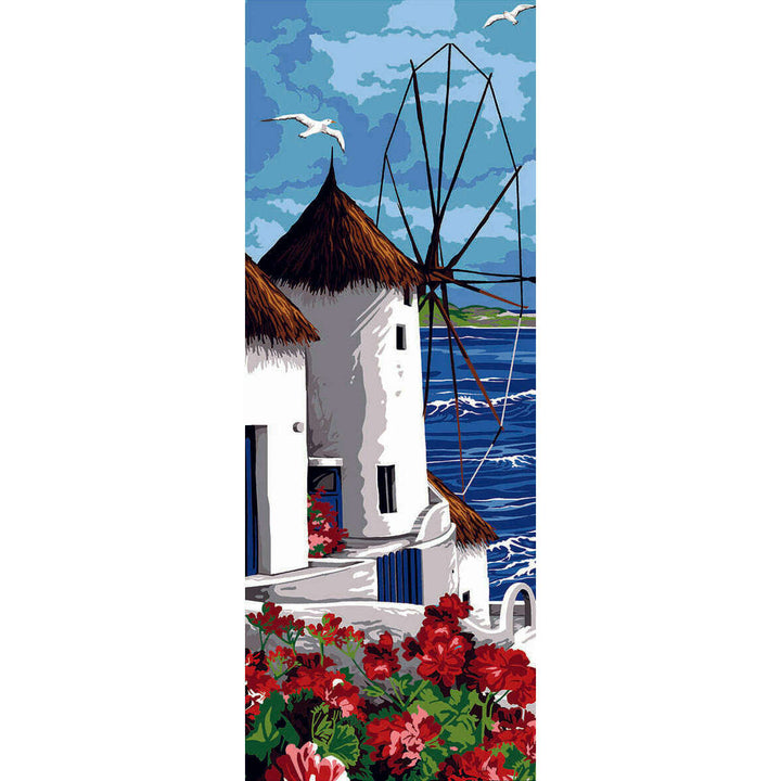Needlepoint canvas for halfstitch without yarn Cyclades Mill SE950.147 Seg De Paris Printed Tapestry Canvas