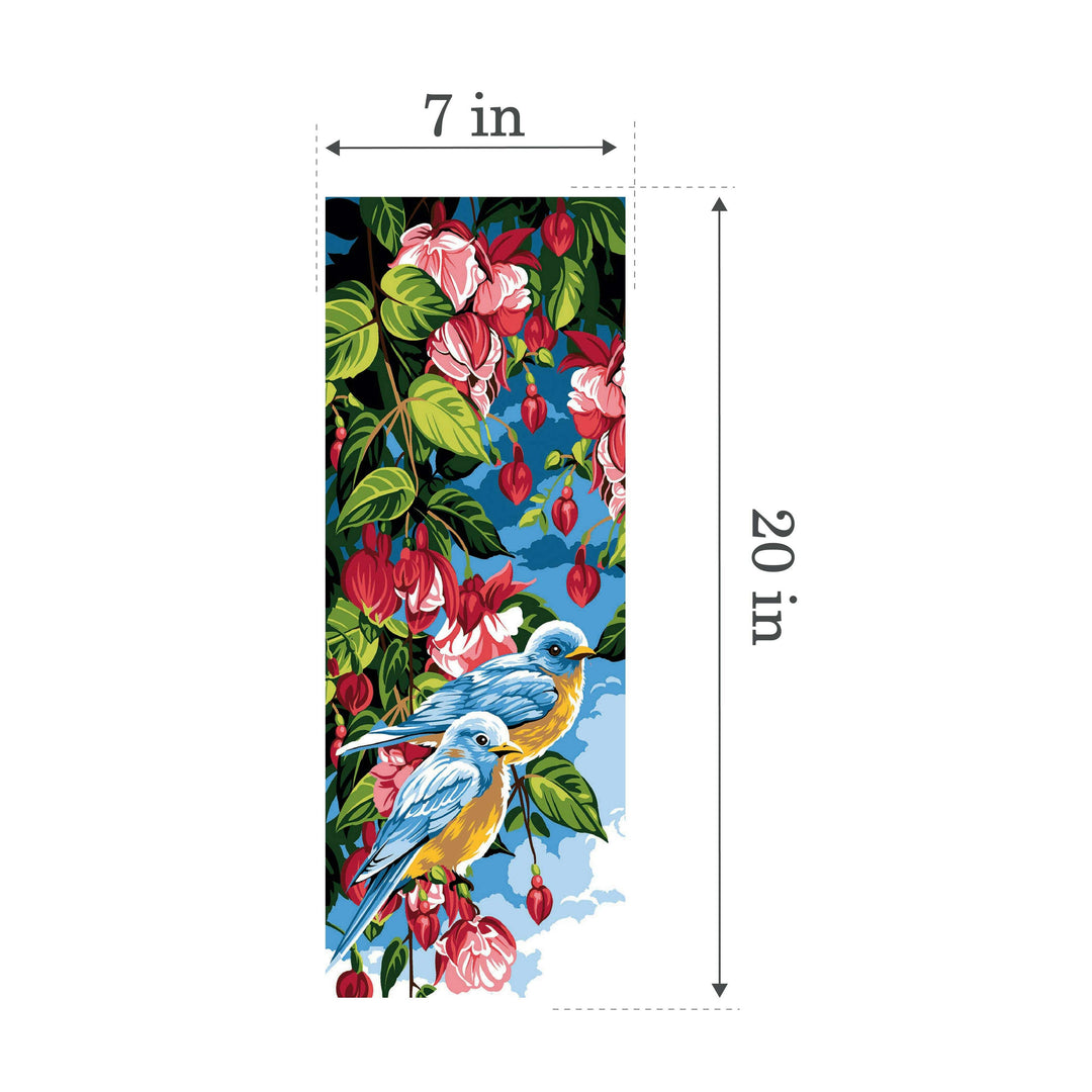 Needlepoint canvas for halfstitch without yarn Duo SE950.157 Seg De Paris Printed Tapestry Canvas