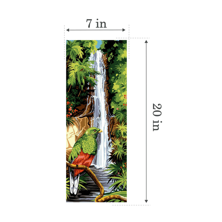 Needlepoint canvas for halfstitch without yarn Quetzal SE950.139 Seg De Paris Printed Tapestry Canvas