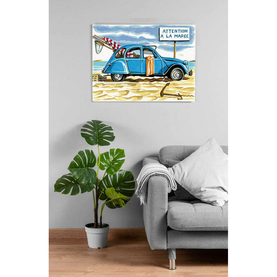 Needlepoint canvas for halfstitch without yarn Unit-Can.Ts Att.A La Maree MRCU722226 Margot de Paris Printed Tapestry Canvas
