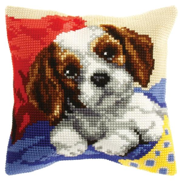 Cushion cross stitch kit  "Dog" 9523