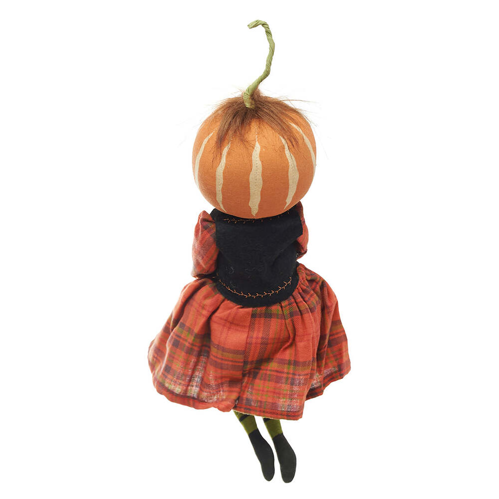 Nelly Pumpkin Head Girl Gathered Traditions Art Doll by Joe Spencer 1