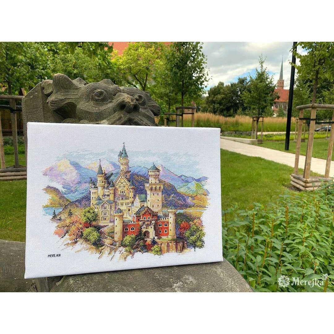 Neuschwanstein Castle K-201 Counted Cross-Stitch Kit