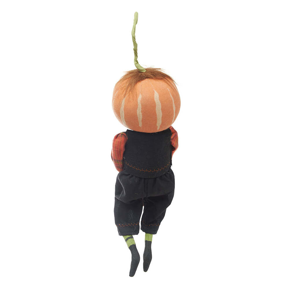 Nevin Pumpkin Head Boy Gathered Traditions Art Doll by Joe Spencer 1