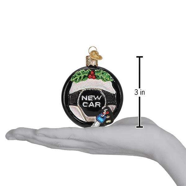 Old World Christmas New Car Blown Glass Ornament
