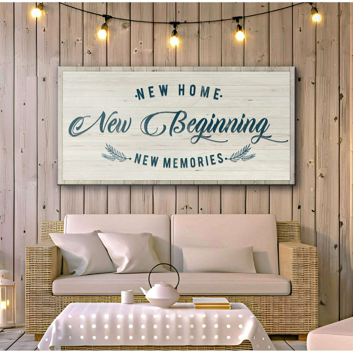 New Home, New Beginning Sign III