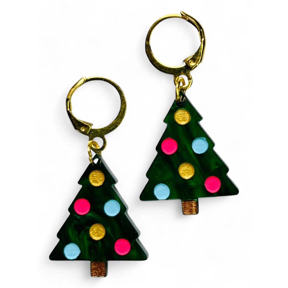 NEW! "I PICCOLINI" Earrings - Christmas Tree Earrings image 1