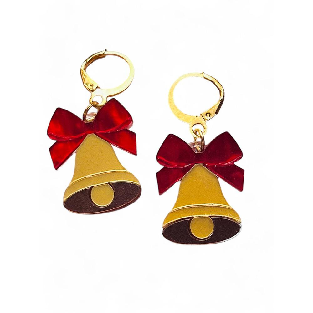 NEW! "THE LITTLE ONES" Earrings - Mini Christmas Bells image 6