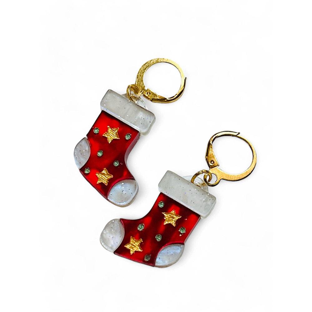 NEW! "THE LITTLE ONES" Earrings - Mini Christmas Sock image 4