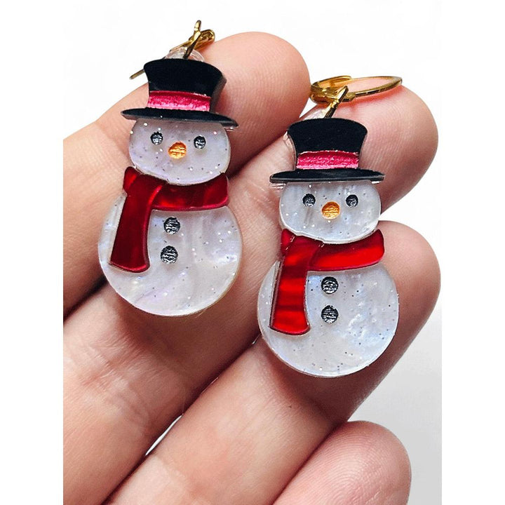 NEW! "THE LITTLE ONES" Earrings - Mini Snowman image 3