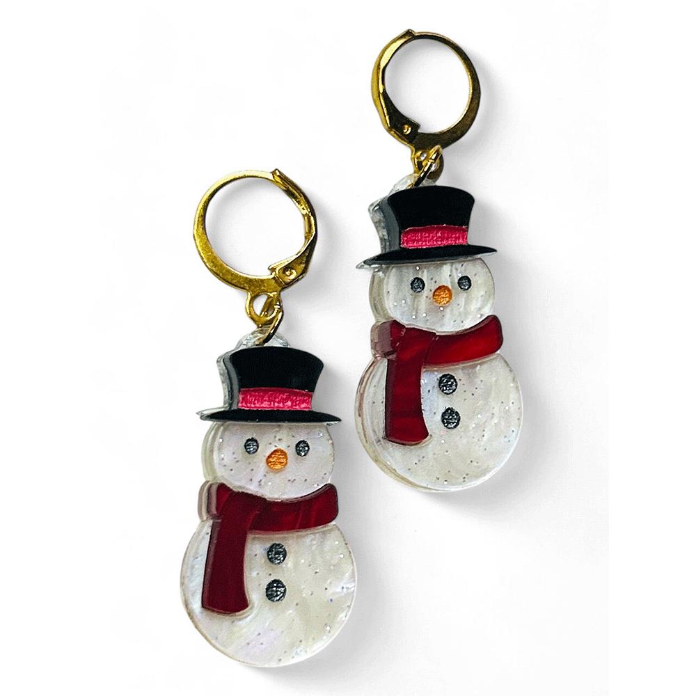 NEW! "THE LITTLE ONES" Earrings - Mini Snowman image