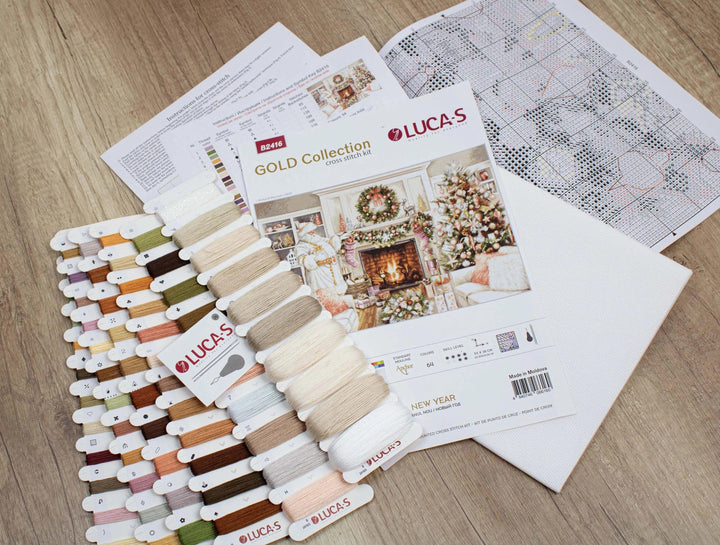 New Year B2416L Counted Cross-Stitch Kit