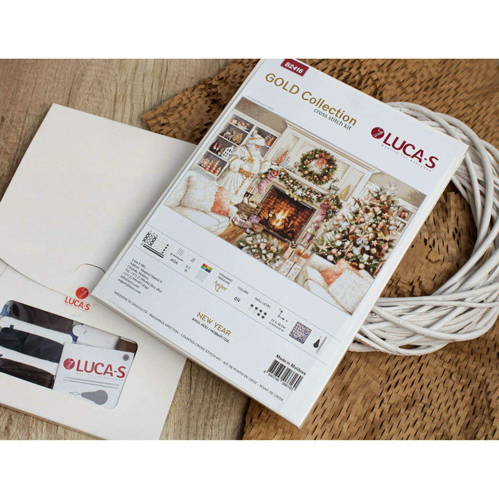 New Year B2416L Counted Cross-Stitch Kit