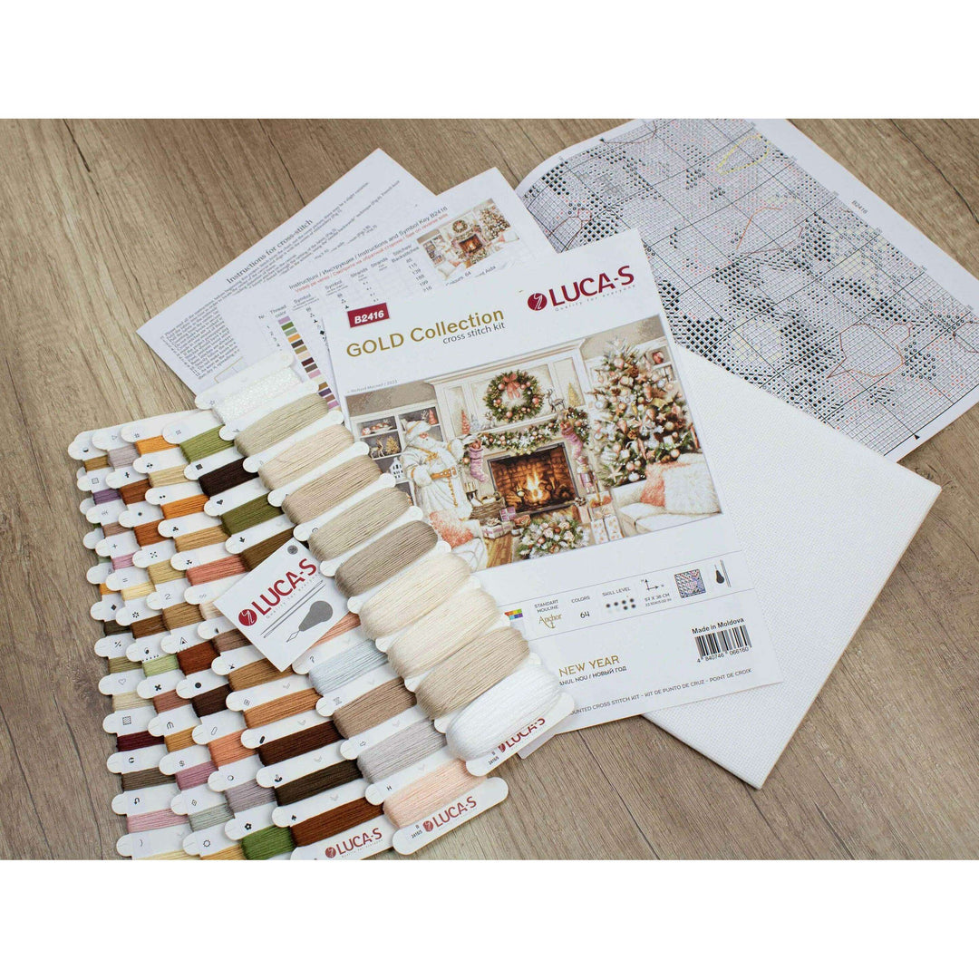 New Year B2416L Counted Cross-Stitch Kit