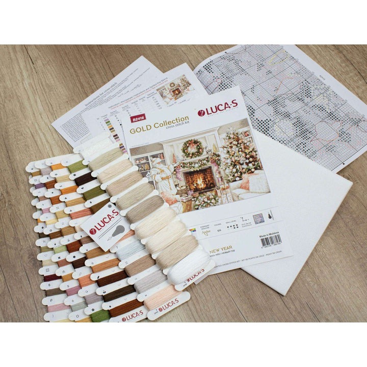 New Year B2416L Counted Cross-Stitch Kit