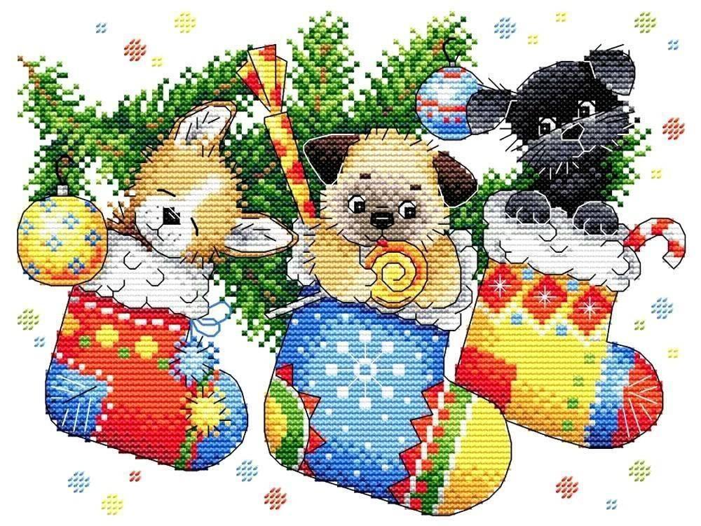 New Year Surprise SM-566  Counted Cross Stitch Kit