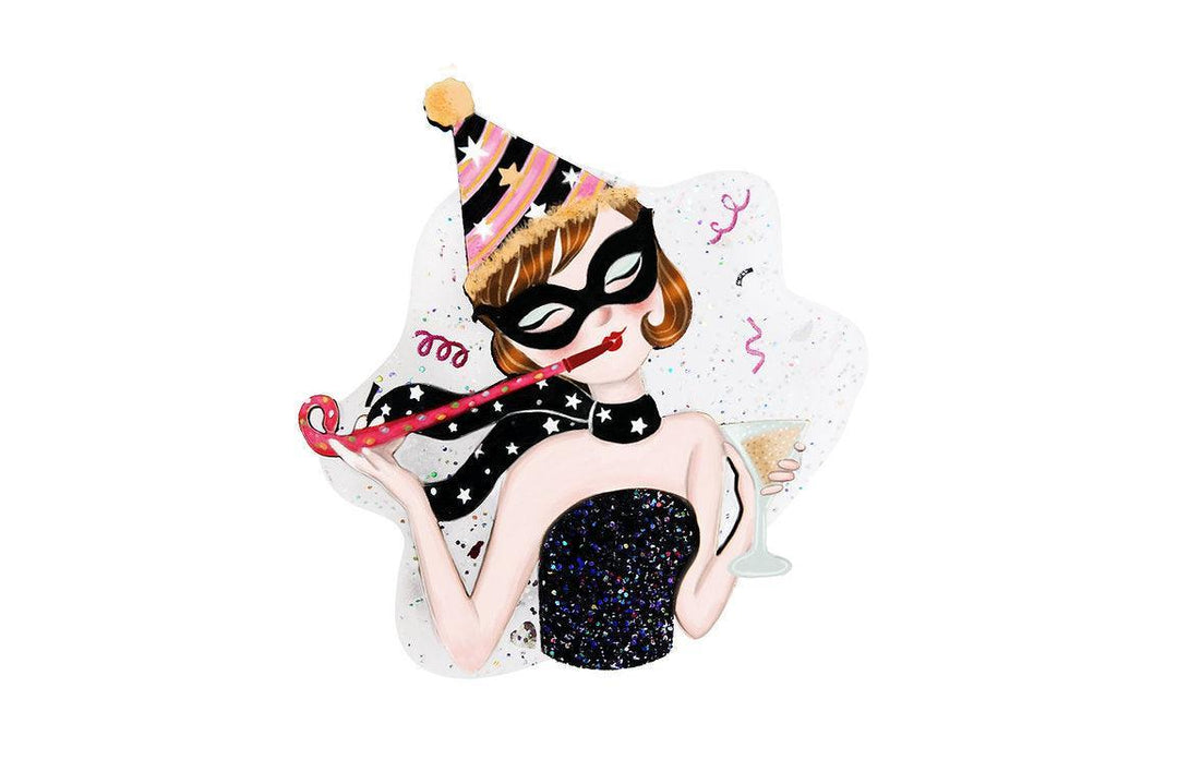 New Years Eve Party Brooch by Laliblue - Quirks!