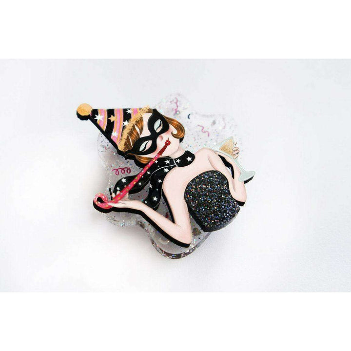 New Years Eve Party Brooch by Laliblue - Quirks!
