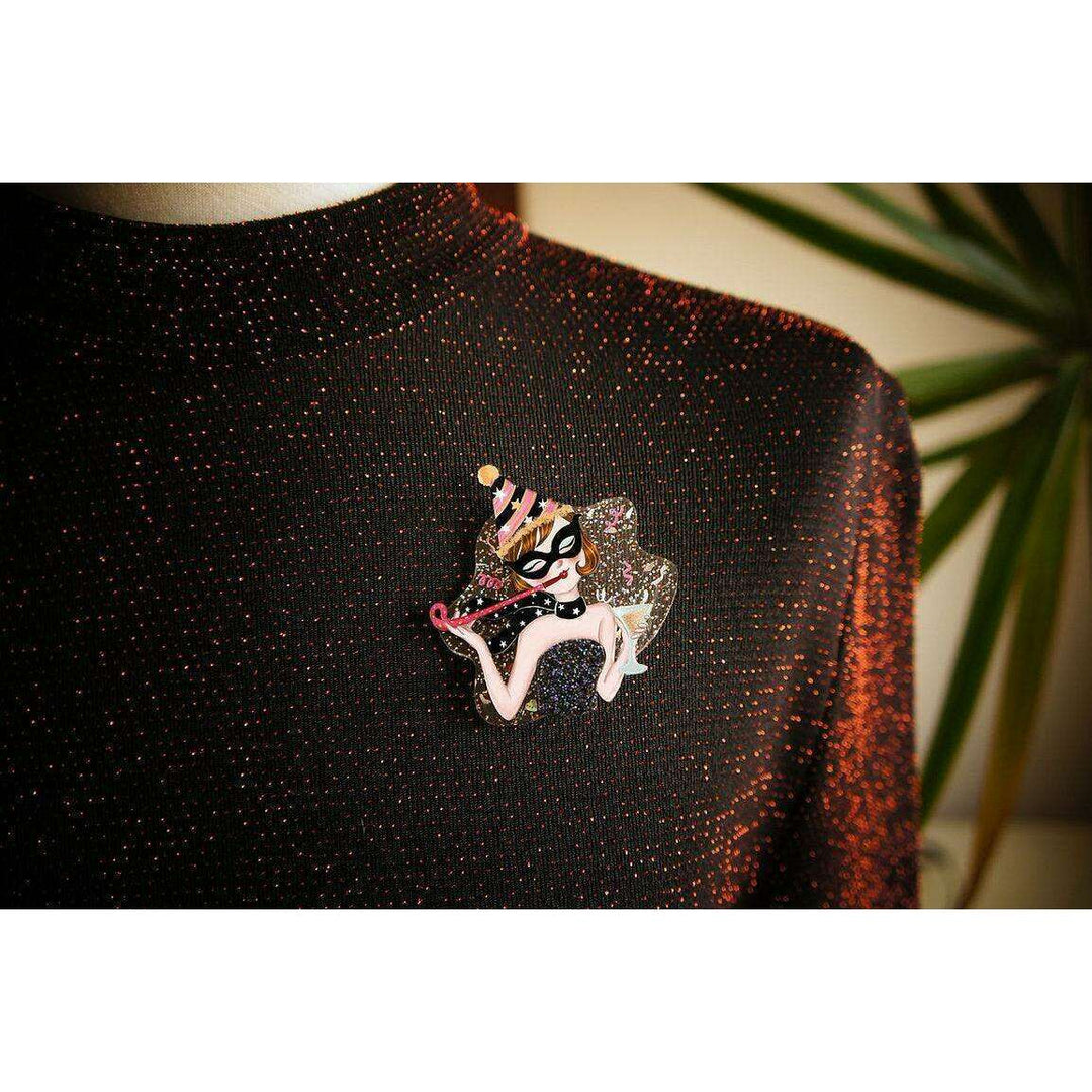 New Years Eve Party Brooch by Laliblue - Quirks!