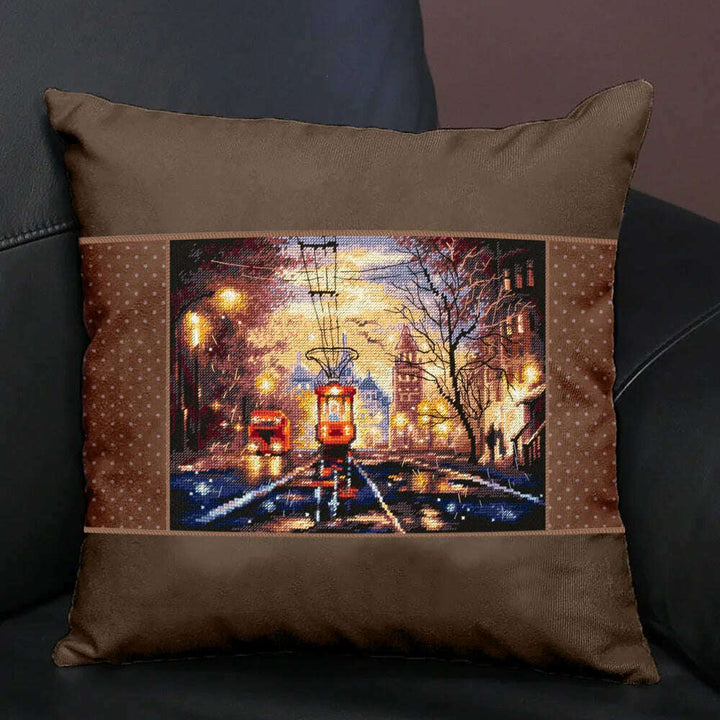 Night Tram 550-760 Counted Cross-Stitch Kit
