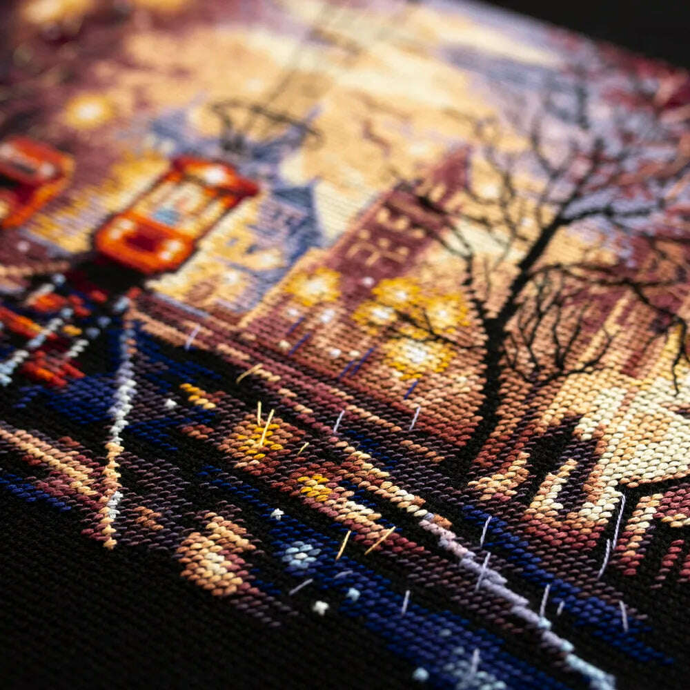 Night Tram 550-760 Counted Cross-Stitch Kit