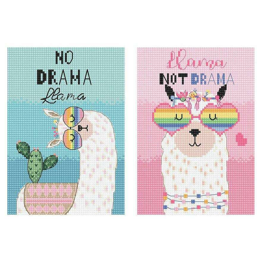 No drama Llama L8044 Counted Cross Stitch Kit