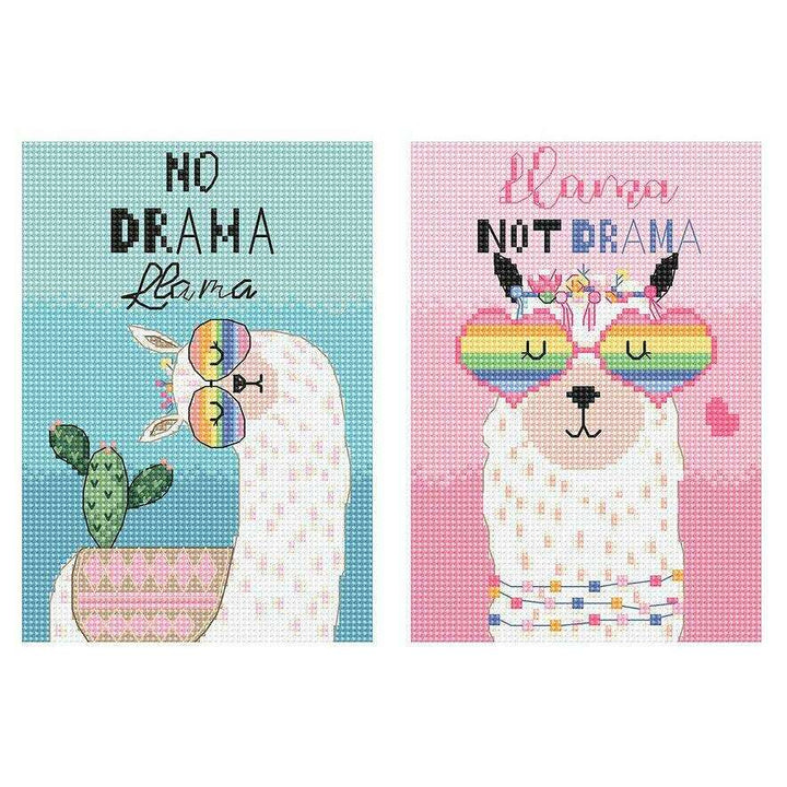 No drama Llama L8044 Counted Cross Stitch Kit