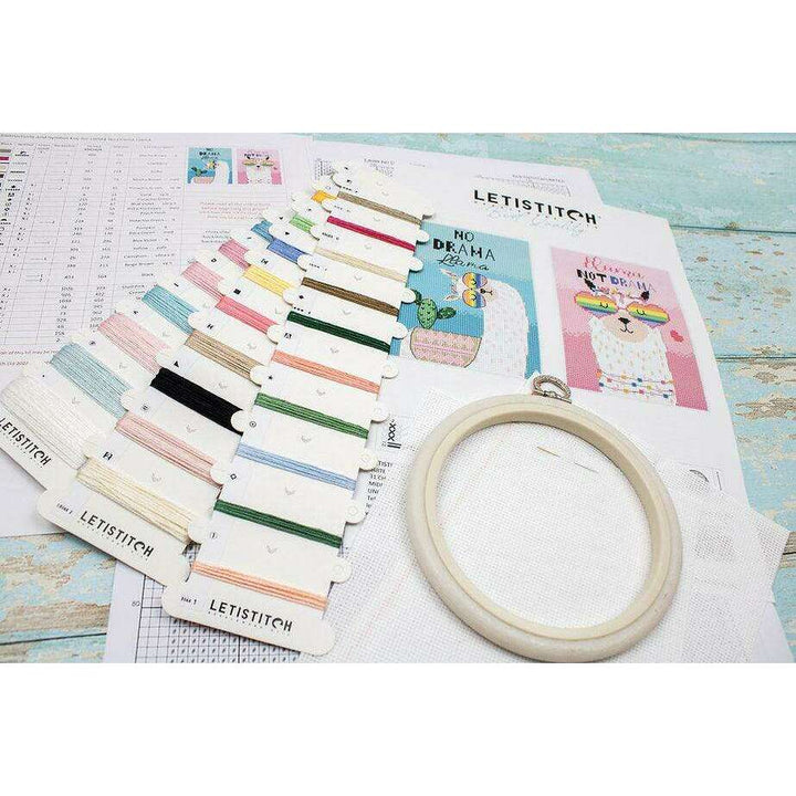 No drama Llama L8044 Counted Cross Stitch Kit