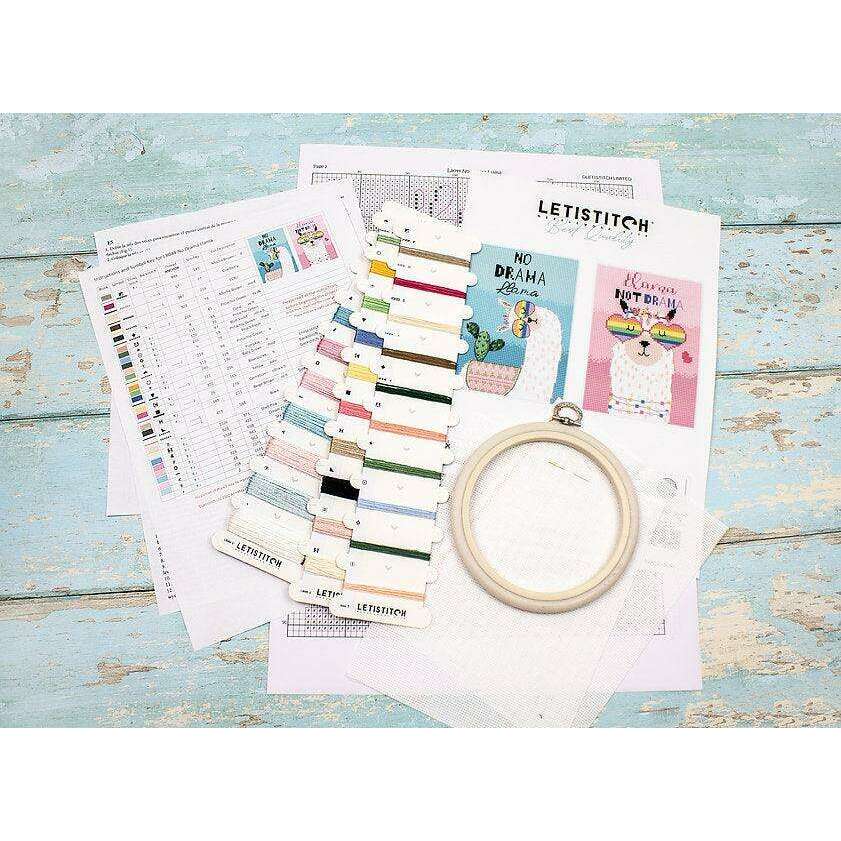 No drama Llama L8044 Counted Cross Stitch Kit