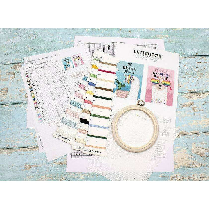 No drama Llama L8044 Counted Cross Stitch Kit