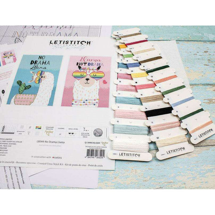 No drama Llama L8044 Counted Cross Stitch Kit