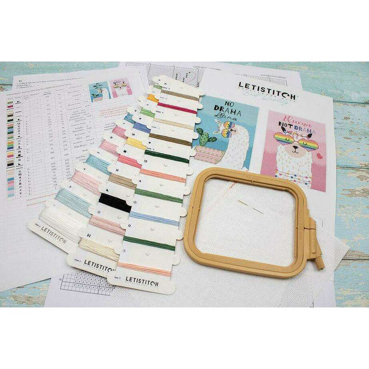 No drama Llama L8044 Counted Cross Stitch Kit