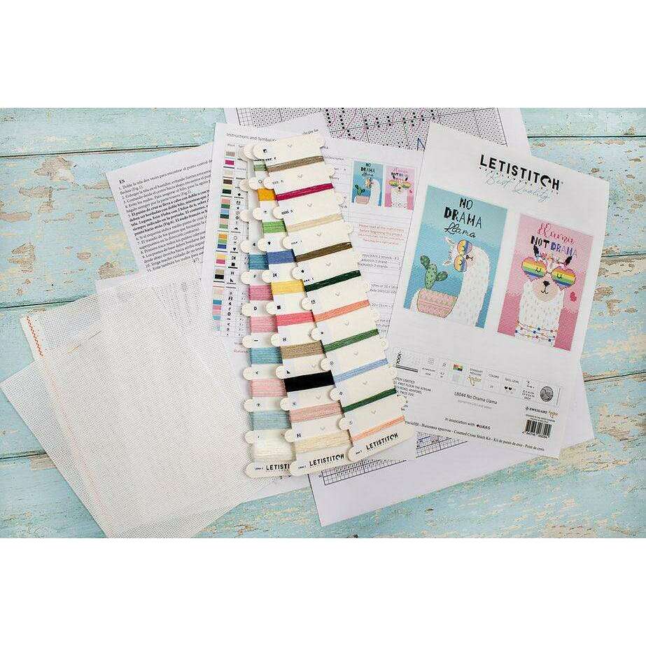 No drama Llama L8044 Counted Cross Stitch Kit
