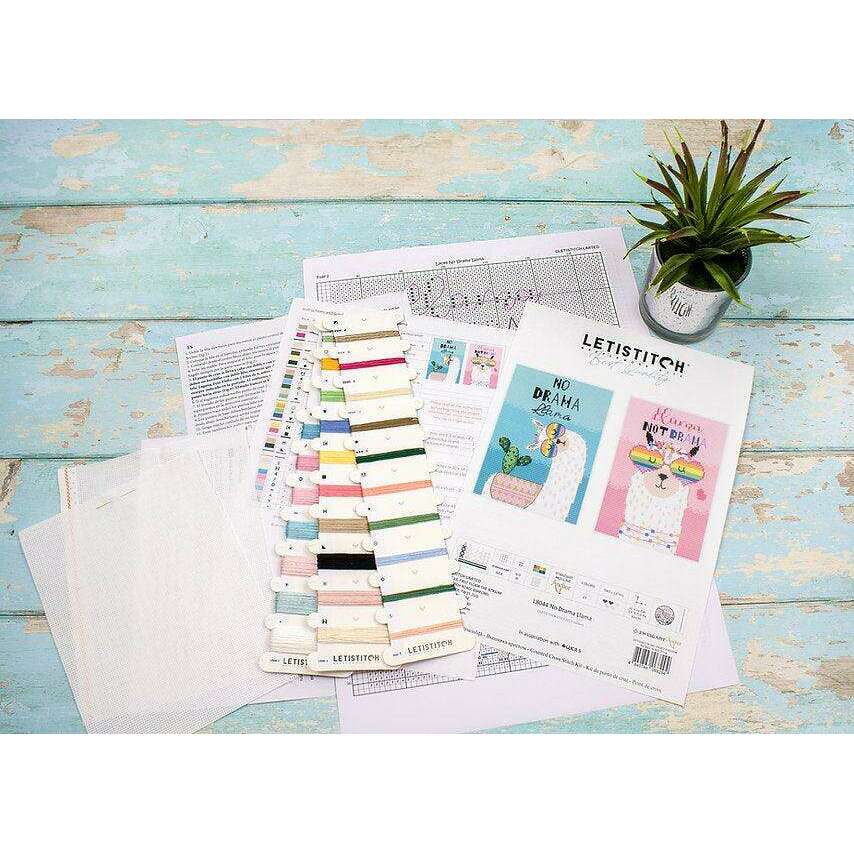 No drama Llama L8044 Counted Cross Stitch Kit