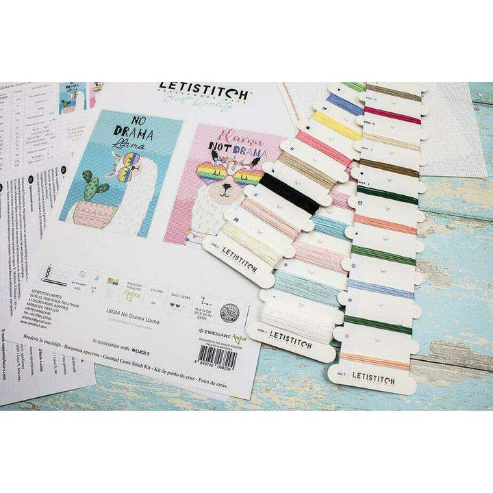 No drama Llama L8044 Counted Cross Stitch Kit