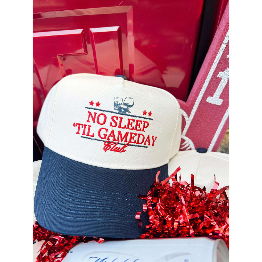 No Sleep Til' Gameday Vintage Trucker Hat