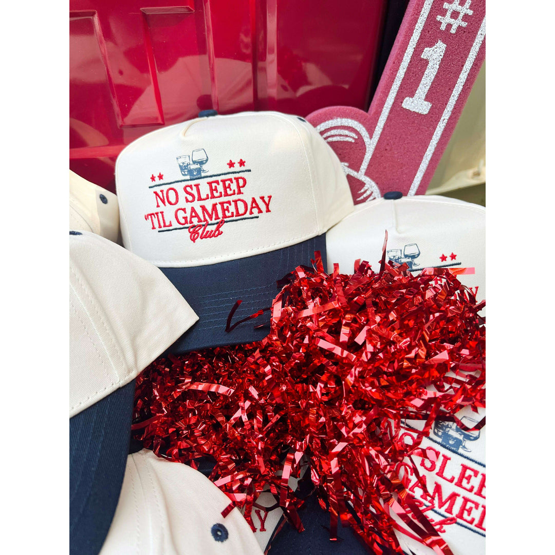 No Sleep Til' Gameday Vintage Trucker Hat