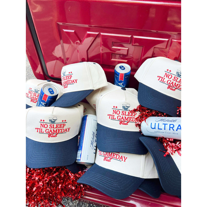 No Sleep Til' Gameday Vintage Trucker Hat