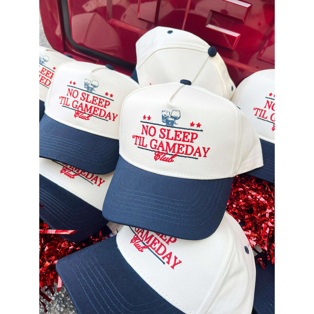 No Sleep Til' Gameday Vintage Trucker Hat